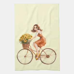 Italienischer Frühling Clipart Geschirrtuch