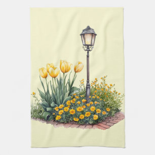 Italienischer Frühling Clipart Geschirrtuch