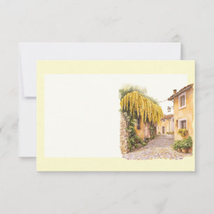 Italienischer Frühling Clipart Mitteilungskarte