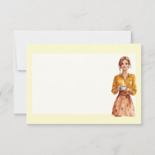 Italienischer Frühling Clipart Mitteilungskarte