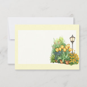 Italienischer Frühling Clipart Mitteilungskarte