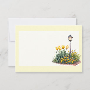 Italienischer Frühling Clipart Mitteilungskarte