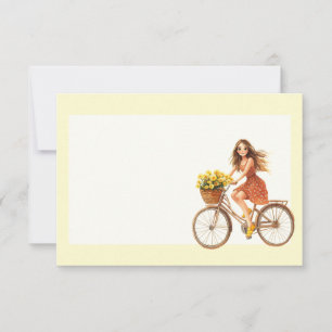Italienischer Frühling Clipart Mitteilungskarte