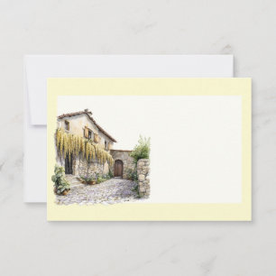 Italienischer Frühling Clipart Mitteilungskarte