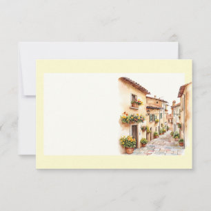 Italienischer Frühling Clipart Mitteilungskarte