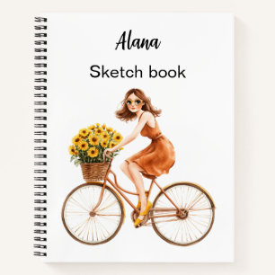 Italienischer Frühling Clipart Notizbuch