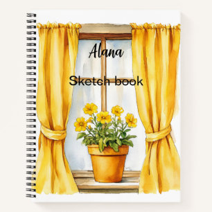 Italienischer Frühling Clipart Notizbuch