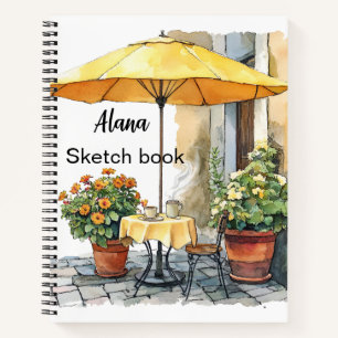 Italienischer Frühling Clipart Notizbuch