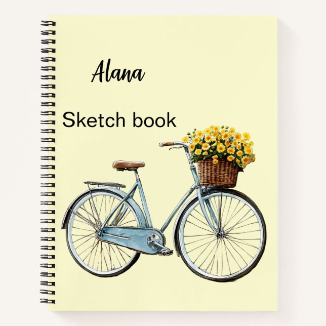 Italienischer Frühling Clipart Notizbuch (Vorderseite)