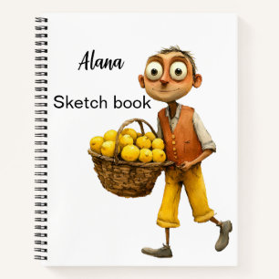 Italienischer Frühling Clipart Notizbuch