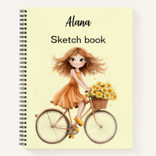 Italienischer Frühling Clipart Notizbuch