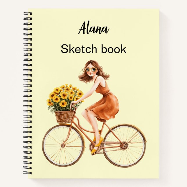 Italienischer Frühling Clipart Notizbuch (Vorderseite)