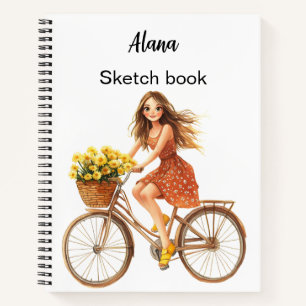 Italienischer Frühling Clipart Notizbuch