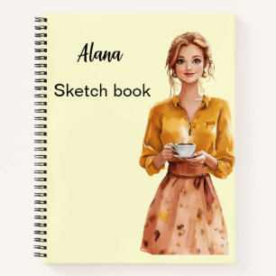 Italienischer Frühling Clipart Notizbuch
