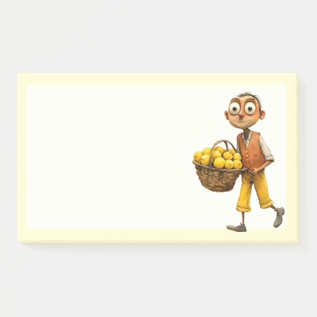 Italienischer Frühling Clipart Post-it Klebezettel (Vorderseite)