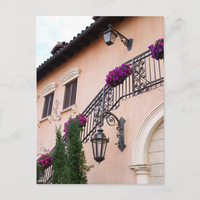 Italienischer Frühling Postkarte (Vorderseite)