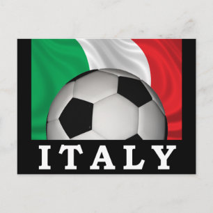 Italienischer Fußball Postkarte