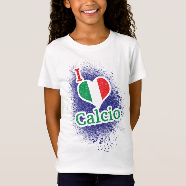 Italienischer Fußballfußball-T - Shirt (Vorderseite)