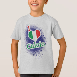 Italienischer Fußballfußball-T - Shirt