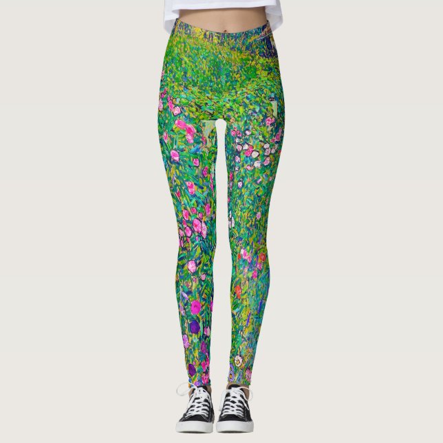 Italienischer Garten, Gustav Klimt Leggings (Vorderseite)