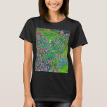 Italienischer Garten, Gustav Klimt T-Shirt<br><div class="desc">Gustav Klimt (14. Juli 1862 - 6. Februar 1918) war ein österreichischer symbolischer Maler und einer der prominentesten Mitglieder der Wiener Sezessionsbewegung. Klimt ist bekannt für seine Gemälde, Wandgemälde, Skizzen und andere Kunstobjekte. Neben seinen figurativen Werken, die Allegorien und Portraits enthalten, malte er Landschaften. Unter den Künstlern der Wiener Sezession...</div>