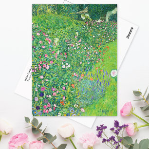 Italienischer Garten Landschaft Gustav Klimt Postkarte