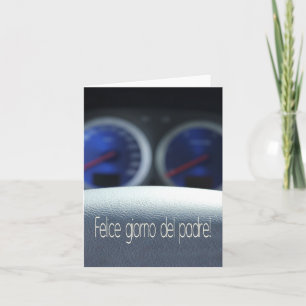 Italienischer Glückstag Vater Karte