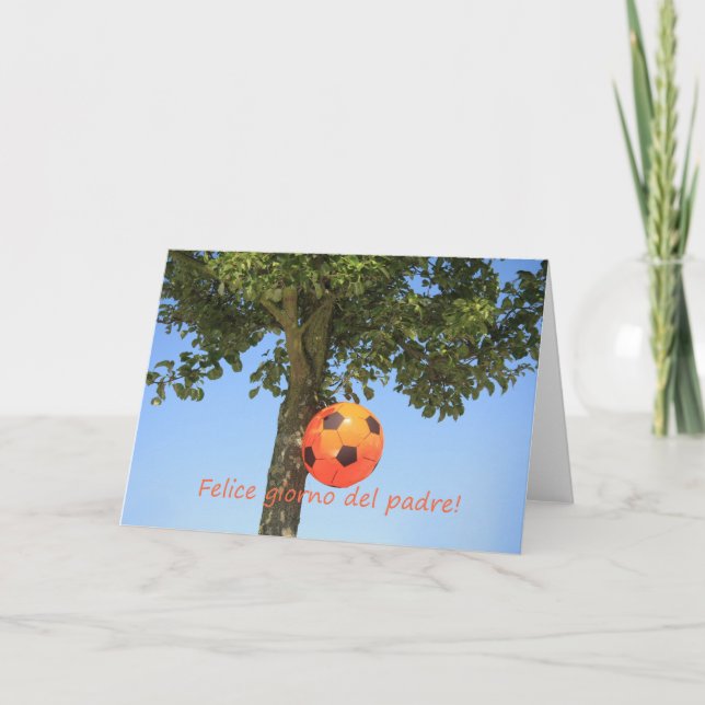 Italienischer Glückstag Vater Karte (Vorderseite)