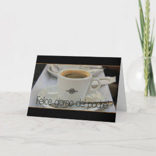 Italienischer Glückstag Vater Karte