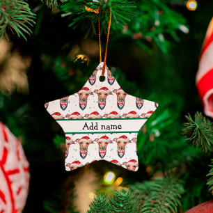 Italienischer Greyhound Dog Breen Weihnachten Keramik Ornament