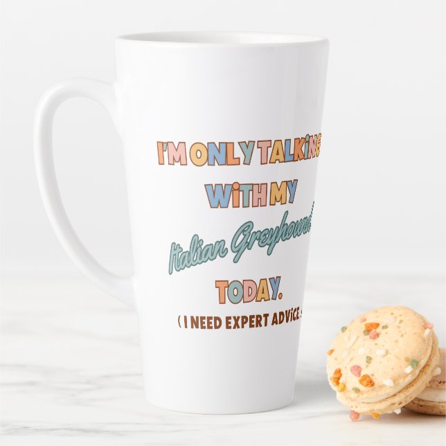 Italienischer Greyhound Drink Cup oder Tasse (Beispiel)