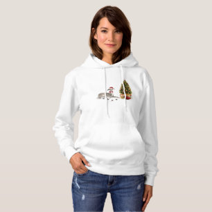 Italienischer Greyhound Funny Christmas Dog mit Ba Hoodie
