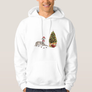 Italienischer Greyhound Funny Christmas Dog mit Ba Hoodie