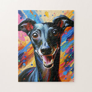 Italienischer Greyhound Hund Acrylic Print Hund Lo Puzzle