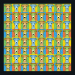 Italienischer Greyhound Hund Cartoon Pop Art Poster<br><div class="desc">Italienisch Greyhound Cartoon Pop-Art</div>