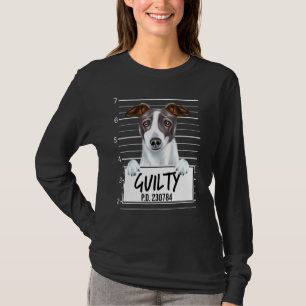 Italienischer Greyhound Mugshot Guilty Dog T-Shirt
