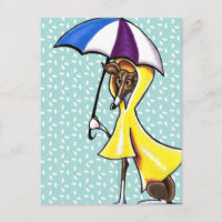 Italienischer Greyhound Umbrella Crazy