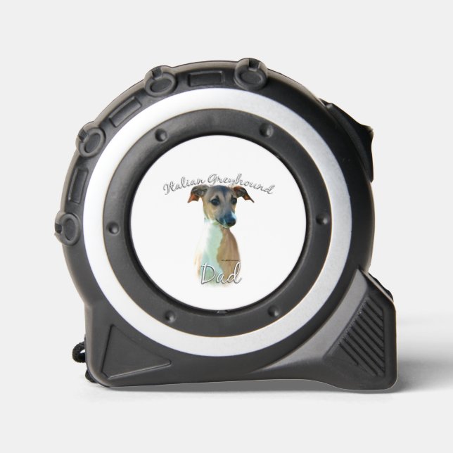 Italienischer Greyhound-Vater 2 Maßband (Vorderseite)