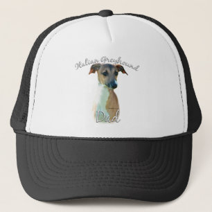 Italienischer Greyhound-Vater 2 Truckerkappe