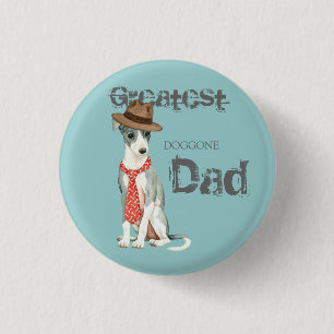 Italienischer Greyhound-Vater Button