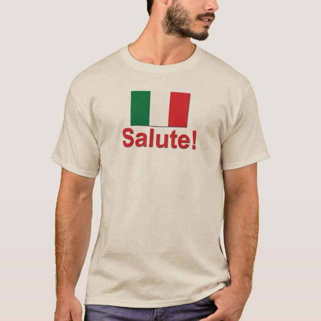 Italienischer Gruß! (Beifall!) T-Shirt (Vorderseite)