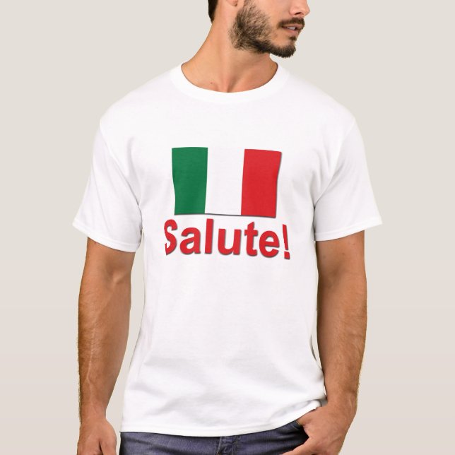 Italienischer Gruß (Beifall) T-Shirt (Vorderseite)