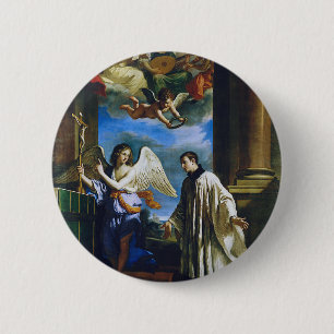 Italienischer Heiliger Aloysius Gonzaga Button