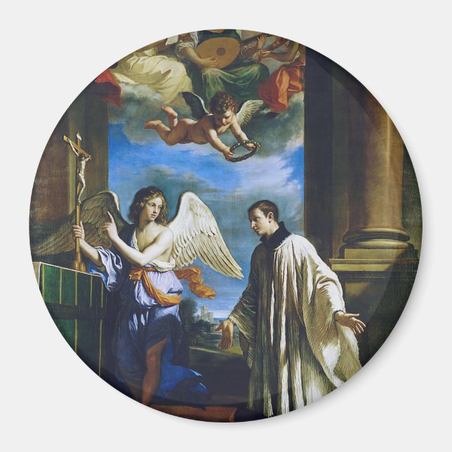 Italienischer Heiliger Aloysius Gonzaga Magnet (Vorne)