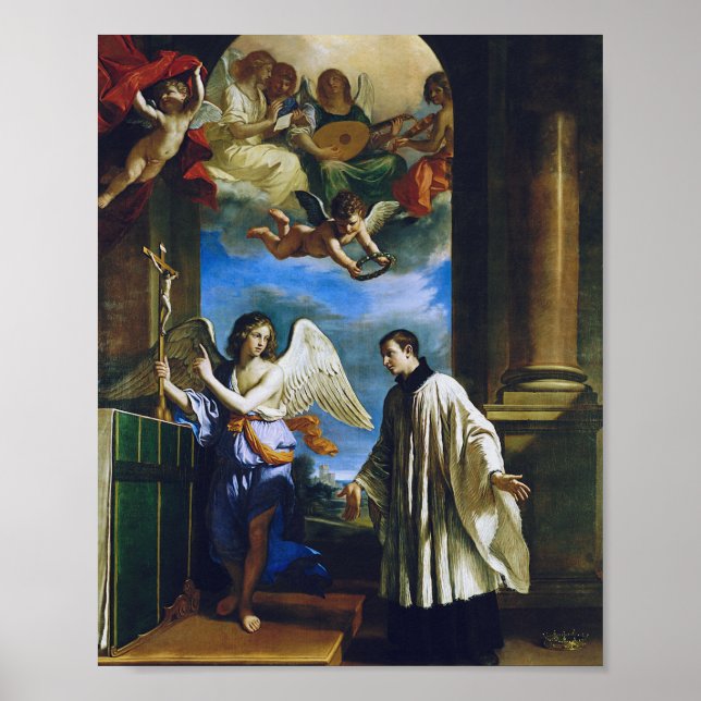 Italienischer Heiliger Aloysius Gonzaga Poster (Vorne)