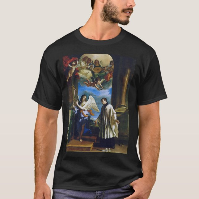 Italienischer Heiliger Aloysius Gonzaga T-Shirt (Vorderseite)