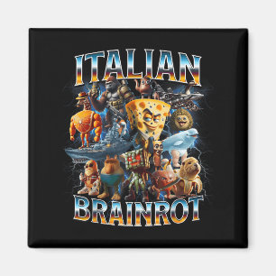 Italienischer Hirnrot Italienischer Hirnverfall Lu Magnet