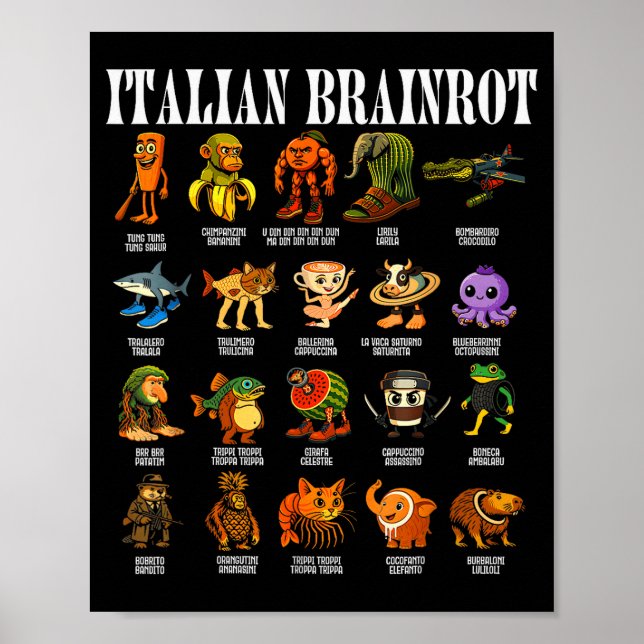 Italienischer Hirnverfall Italienischer Hirnverfal Poster (Vorne)