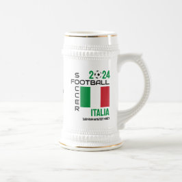 ITALIENISCHER Individuelle Name 2024 jedes Jahr Bierglas