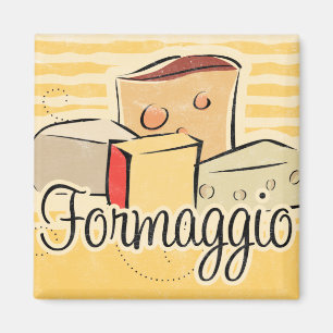 Italienischer Käse-Küchen-Magnet Magnet